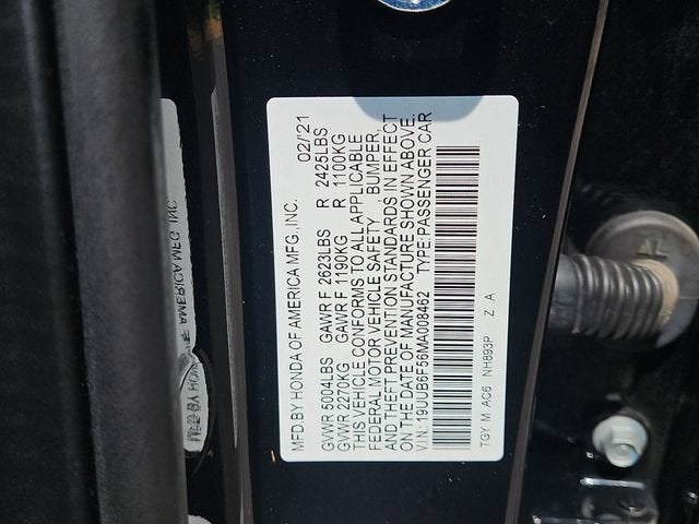 2021 Acura TLX A-SPEC Package