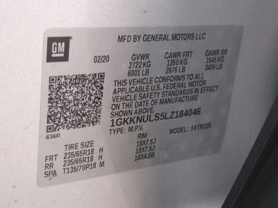 2020 GMC Acadia SLT