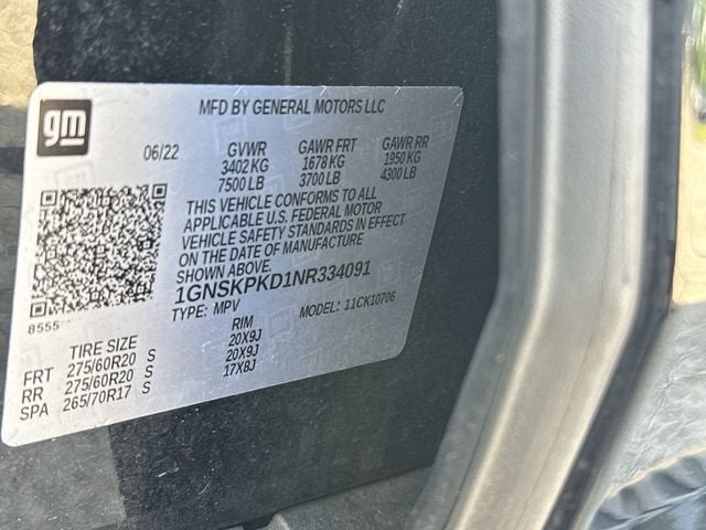 2022 Chevrolet Tahoe Z71