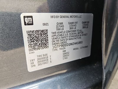 2021 GMC Sierra 1500 AT4
