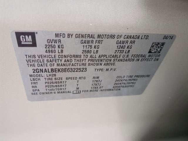 2014 Chevrolet Equinox LT