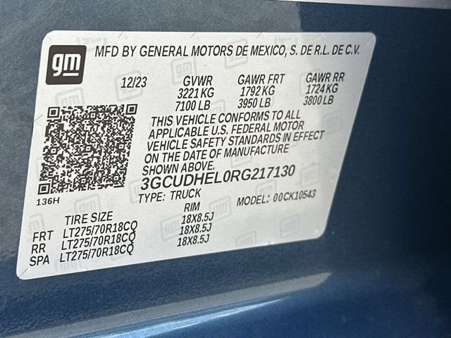 2024 Chevrolet Silverado 1500 ZR2