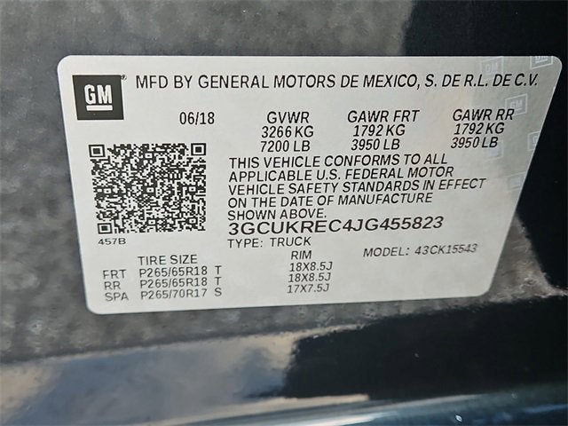 2018 Chevrolet Silverado 1500 LT