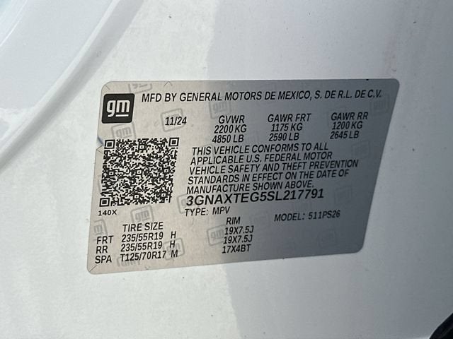 2025 Chevrolet Equinox RS