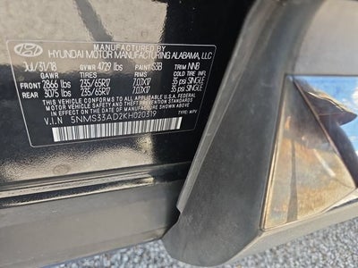 2019 Hyundai Santa Fe SEL