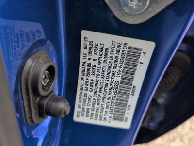 2020 Honda Civic Sedan Sport