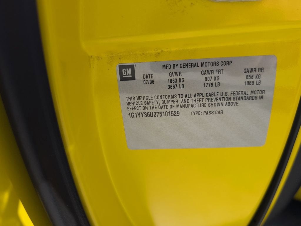 2007 Chevrolet Corvette NA