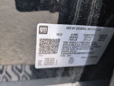 2022 Chevrolet Tahoe Z71