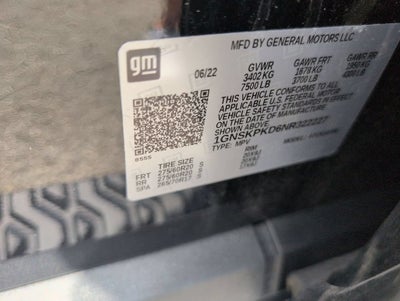 2022 Chevrolet Tahoe Z71