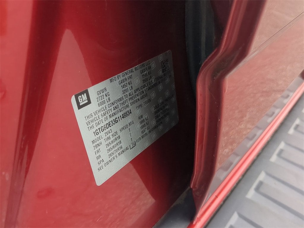 2016 GMC Canyon 4WD SLT