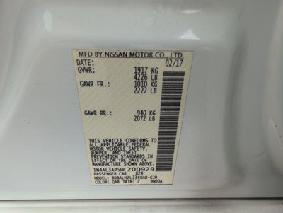 2017 Nissan Altima 2.5 SR