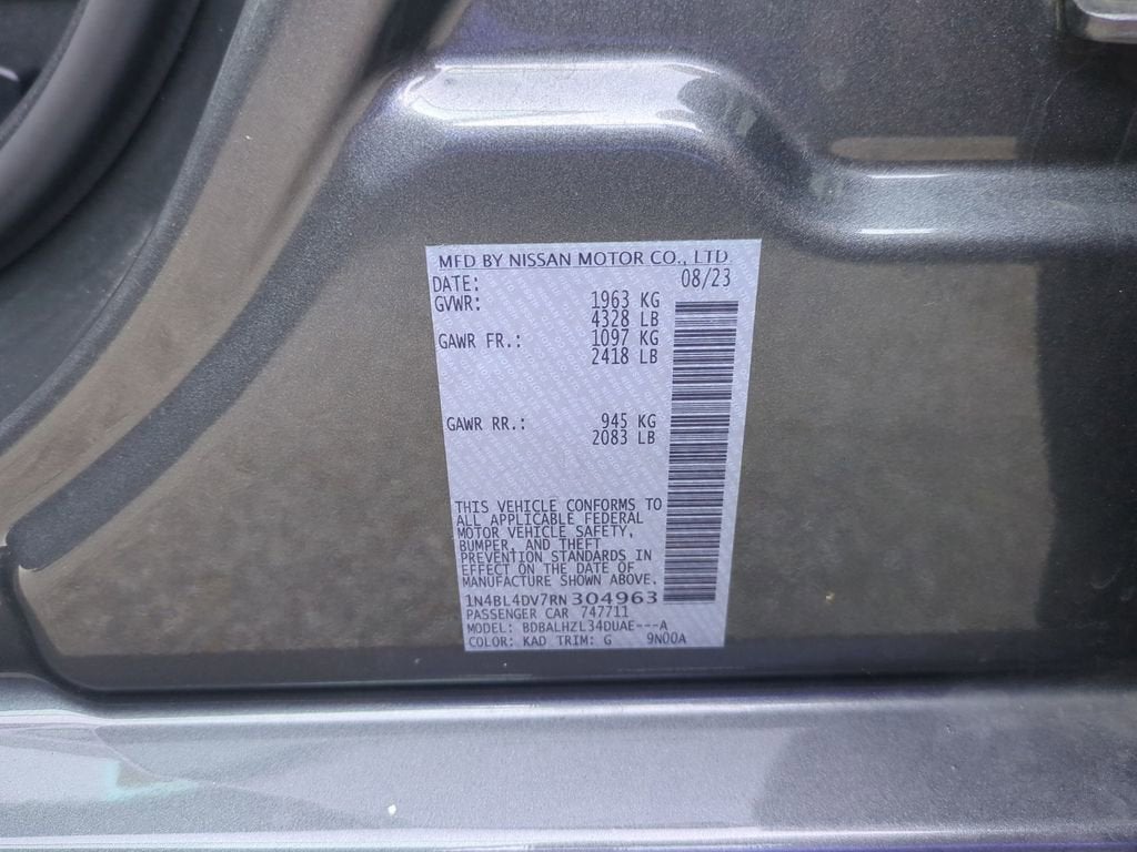 2024 Nissan Altima 2.5 SV