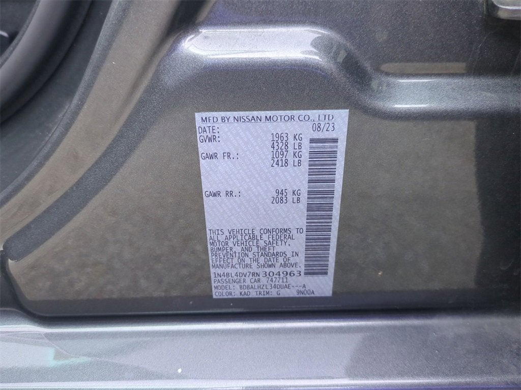 2024 Nissan Altima 2.5 SV