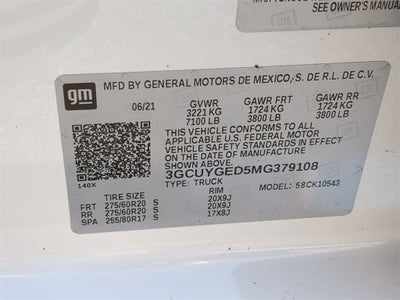 2021 Chevrolet Silverado 1500 LTZ