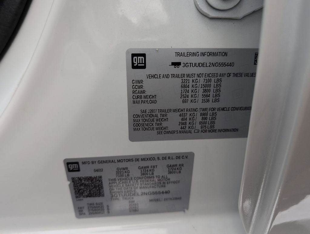 2022 GMC Sierra 1500 SLT