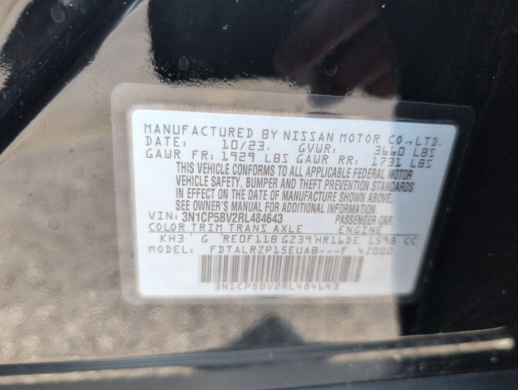 2024 Nissan Kicks S Xtronic CVT