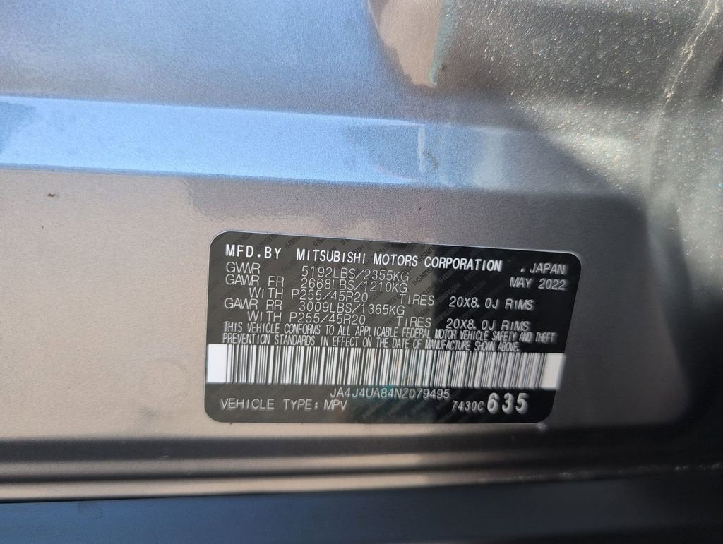 2022 Mitsubishi Outlander SE 2.5 S-AWC